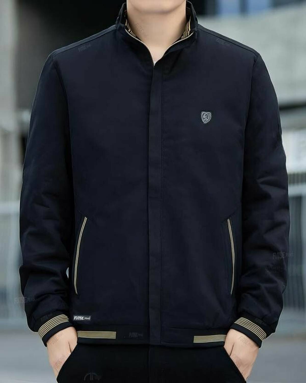 Tockcart Traders Men's Solid Full Sleeve Jacket - Image 5