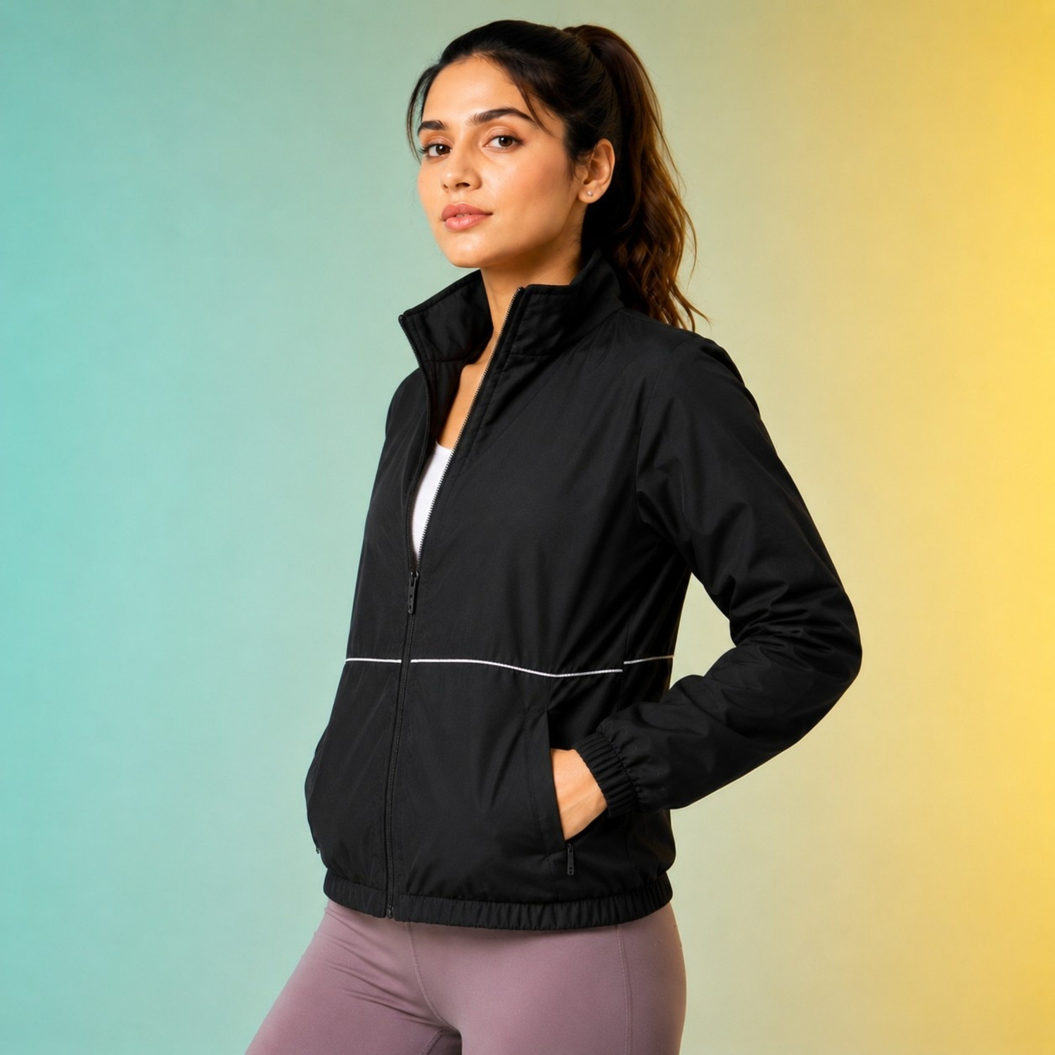 Image of JKT Women Solid Sports Jacket