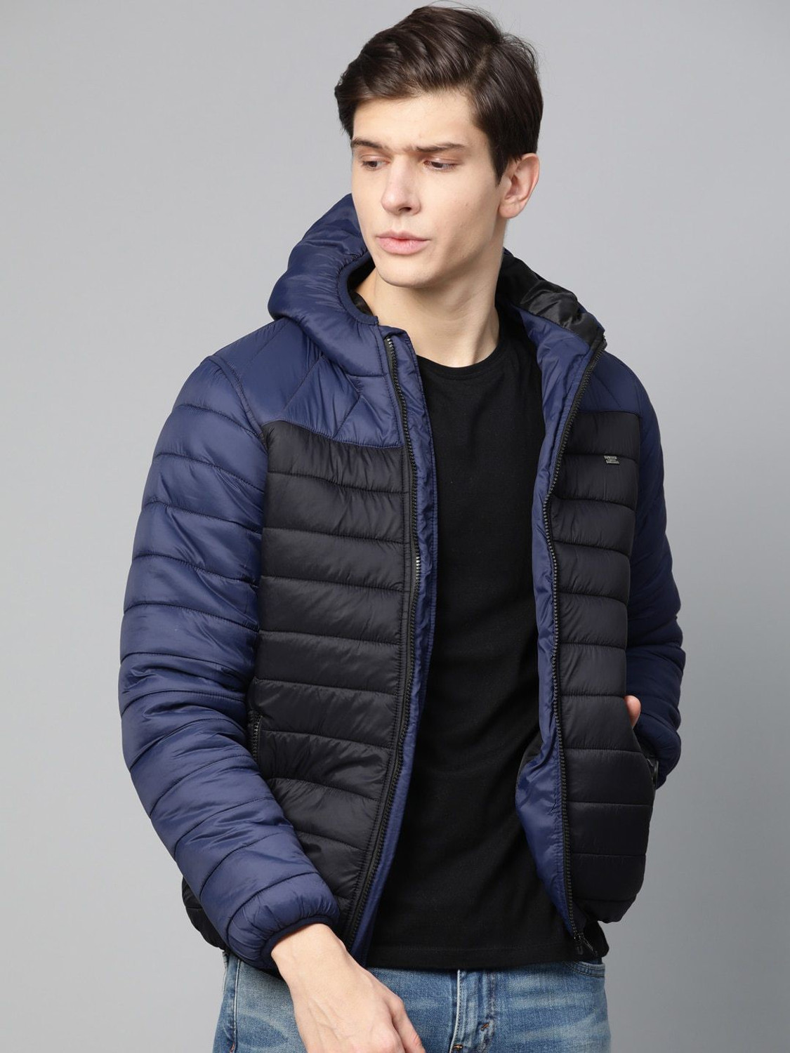 Image of Roadster Full Sleeve Colorblock Men Jacket