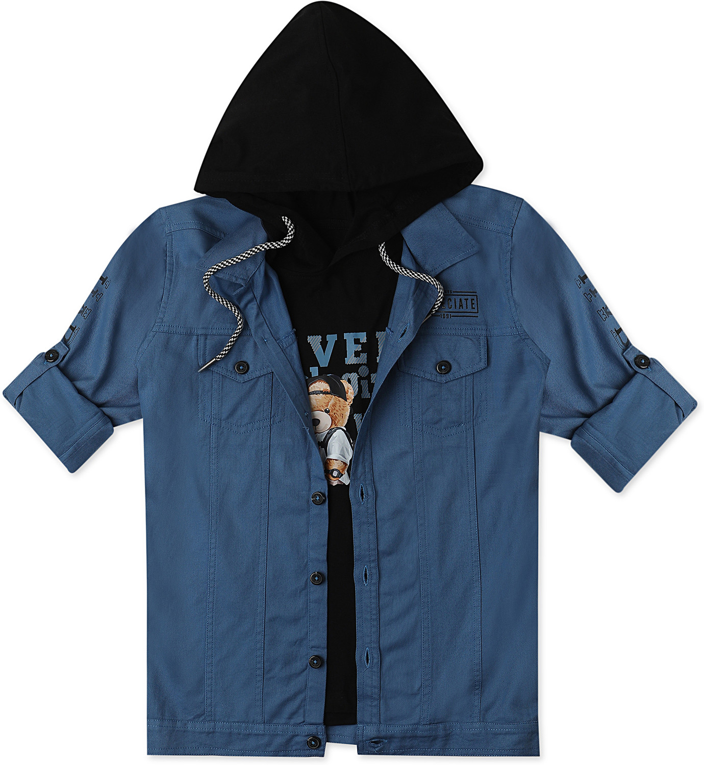 Image of CAVIO Full Sleeve Printed Boys Jacket