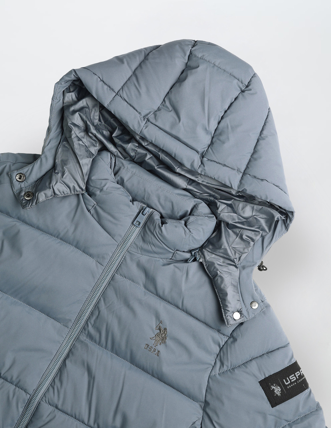 Image of U.S. Polo Assn. Denim Co. Full Sleeve Solid Men Jacket