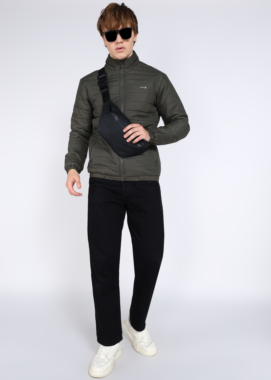 Image of Pepe Jeans Full Sleeve Self Design Men Jacket