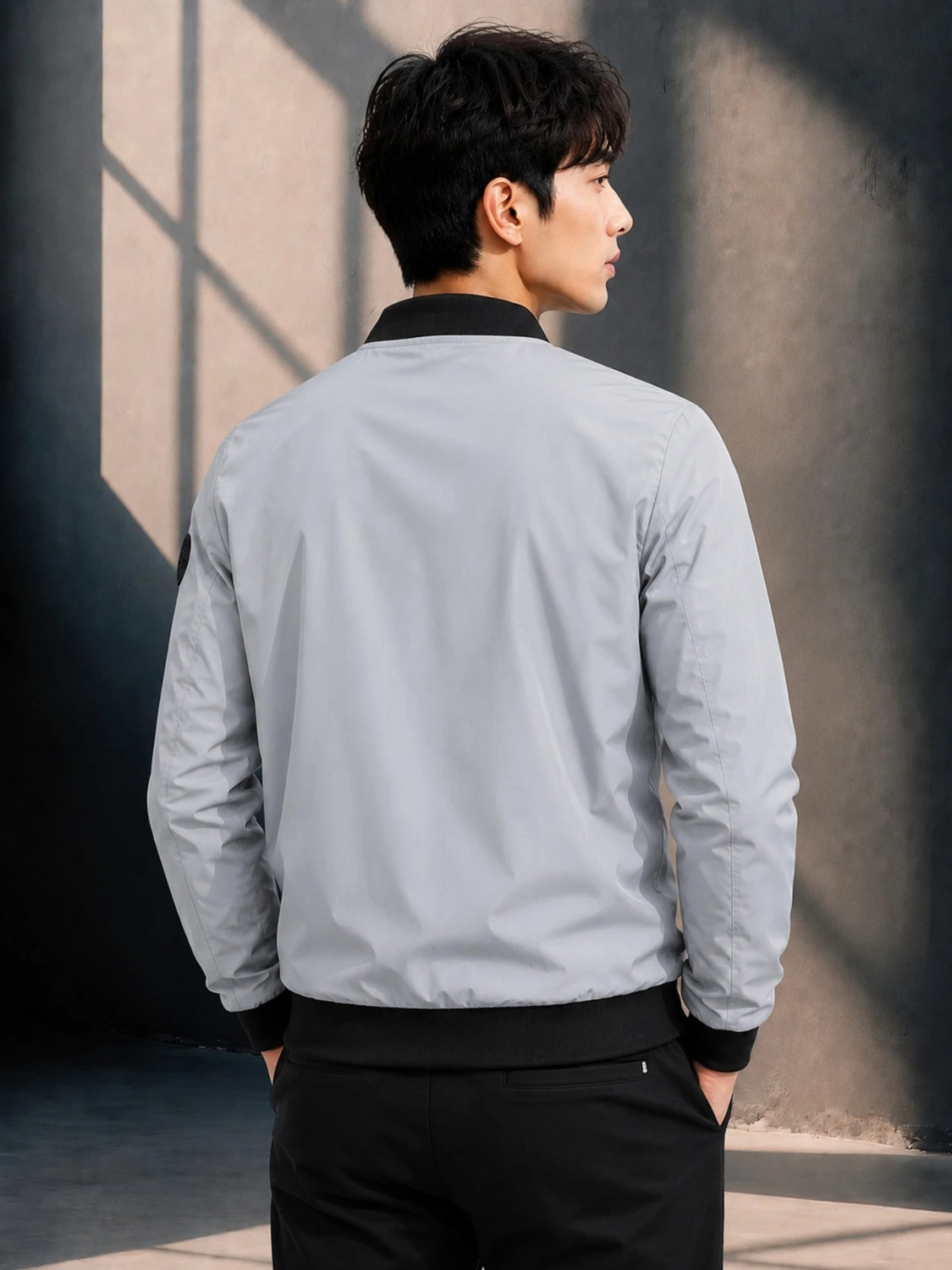Image of HOLDIT Men Solid Casual Jacket