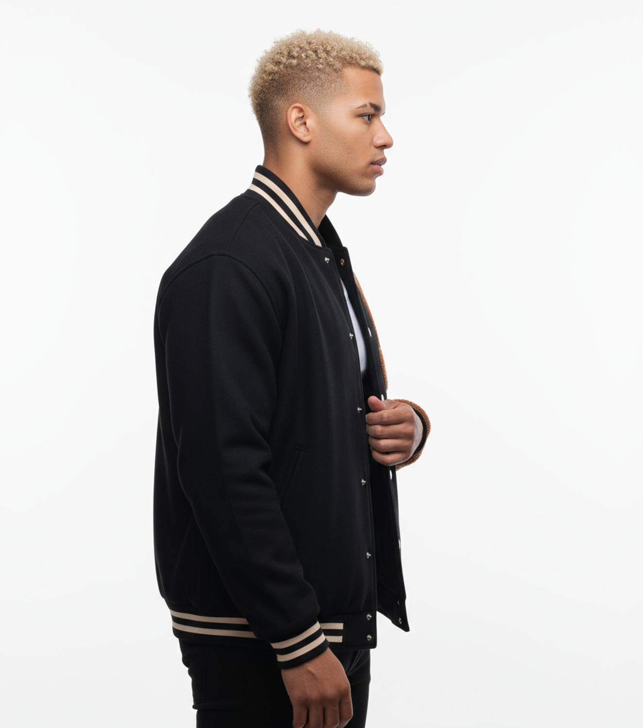LITTLE Full Sleeve Applique Men Jacket - Image 3