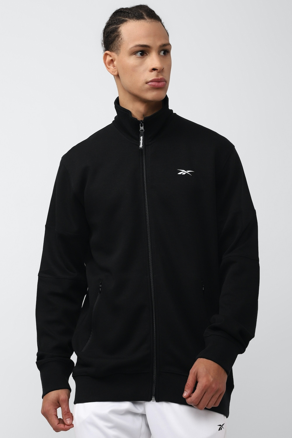 Image of REEBOK Full Sleeve Solid Men Jacket