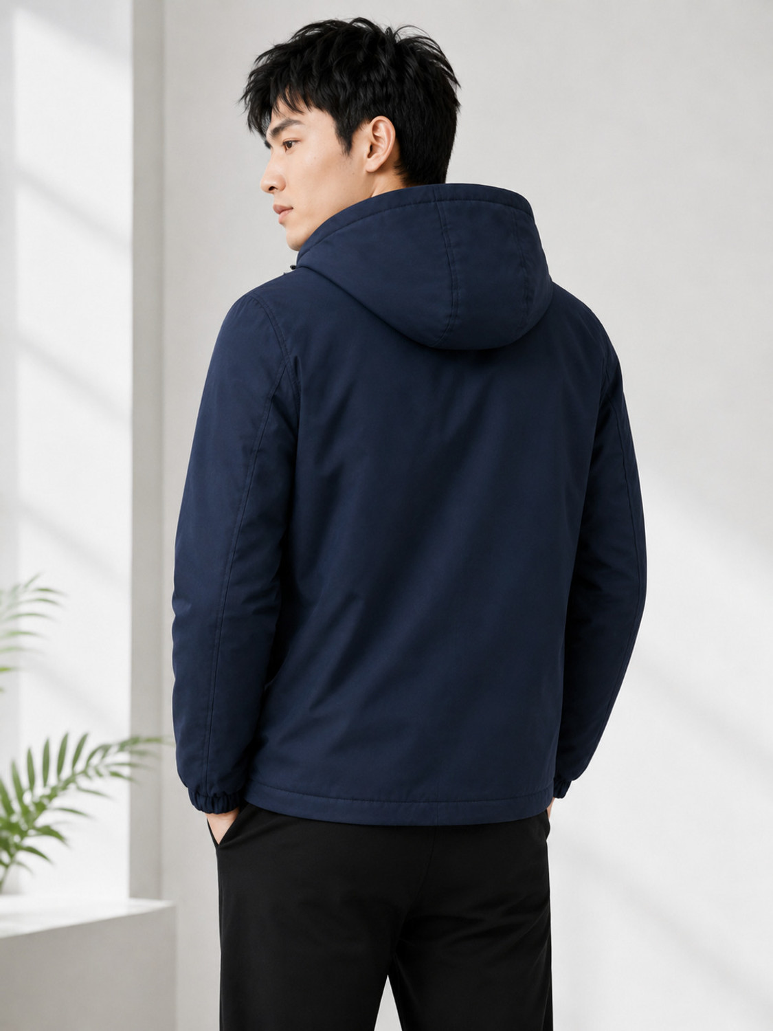 Image of Mia Fashion Full Sleeve Solid Men Jacket