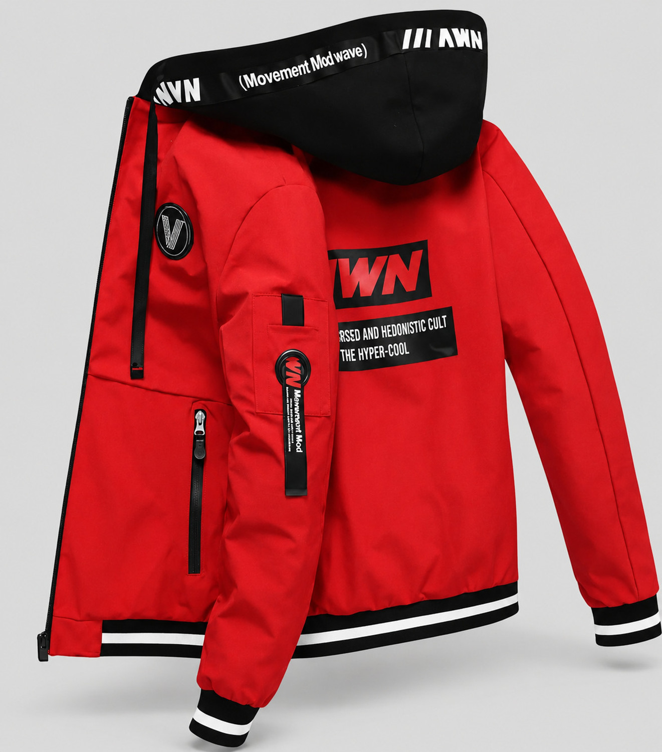 Image of rishiecommerce Full Sleeve Printed Men Jacket