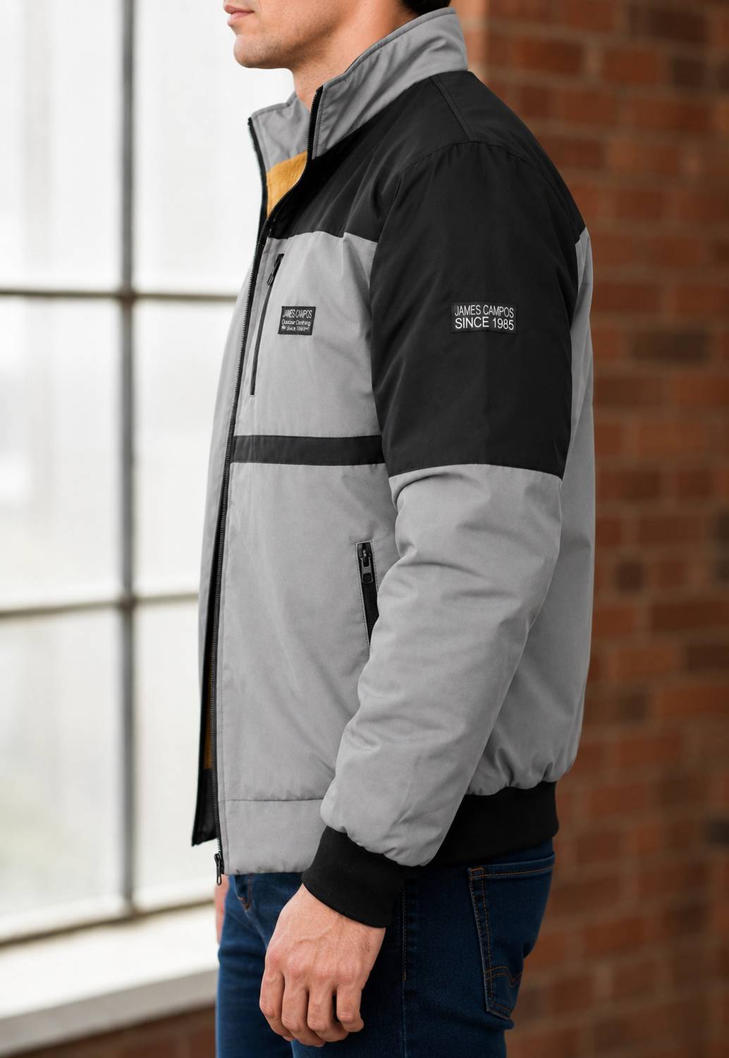PLATINUMCARTZ Russian Colorblock Men Wind Cheater - Image 3
