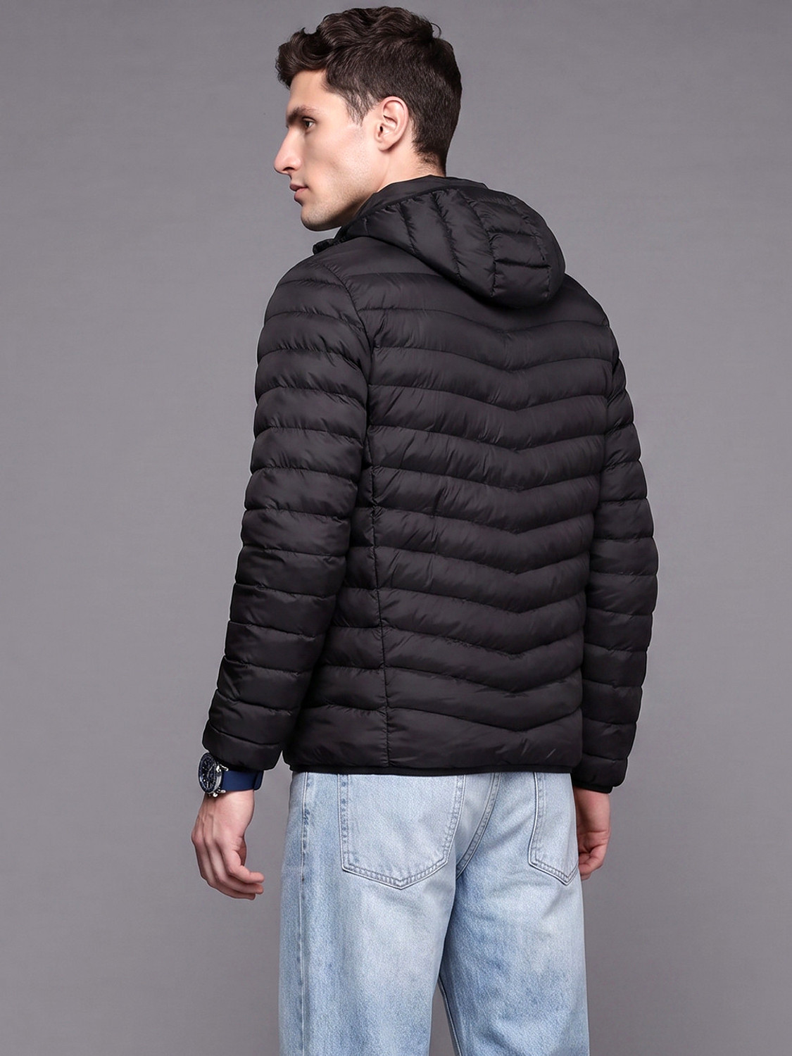 Image of Fort Collins Men Solid Puffer Jacket