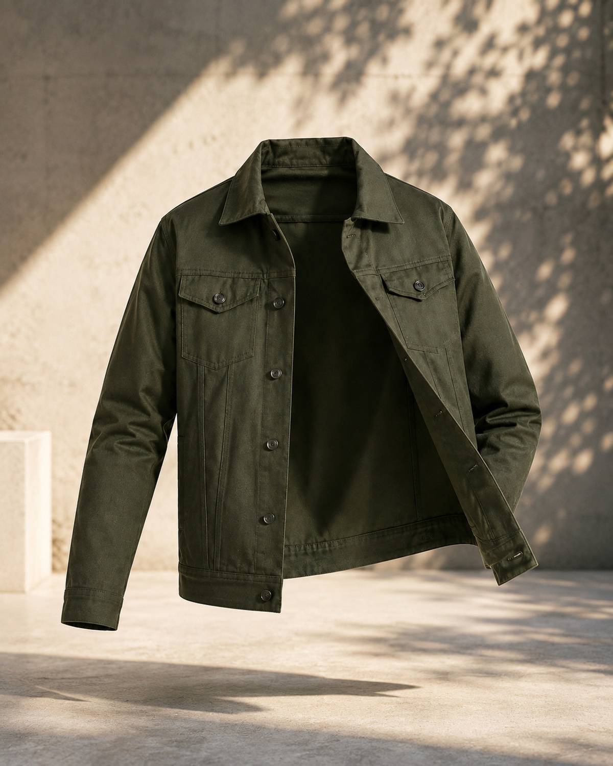 MONTREZ Full Sleeve Solid Men Jacket - Image 1
