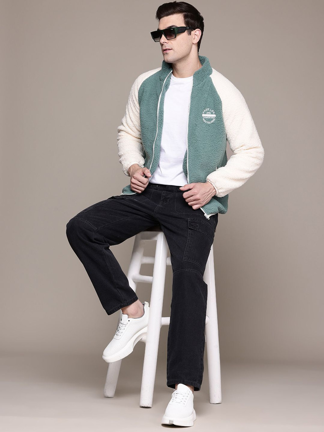 Image of Roadster Full Sleeve Colorblock Men Jacket