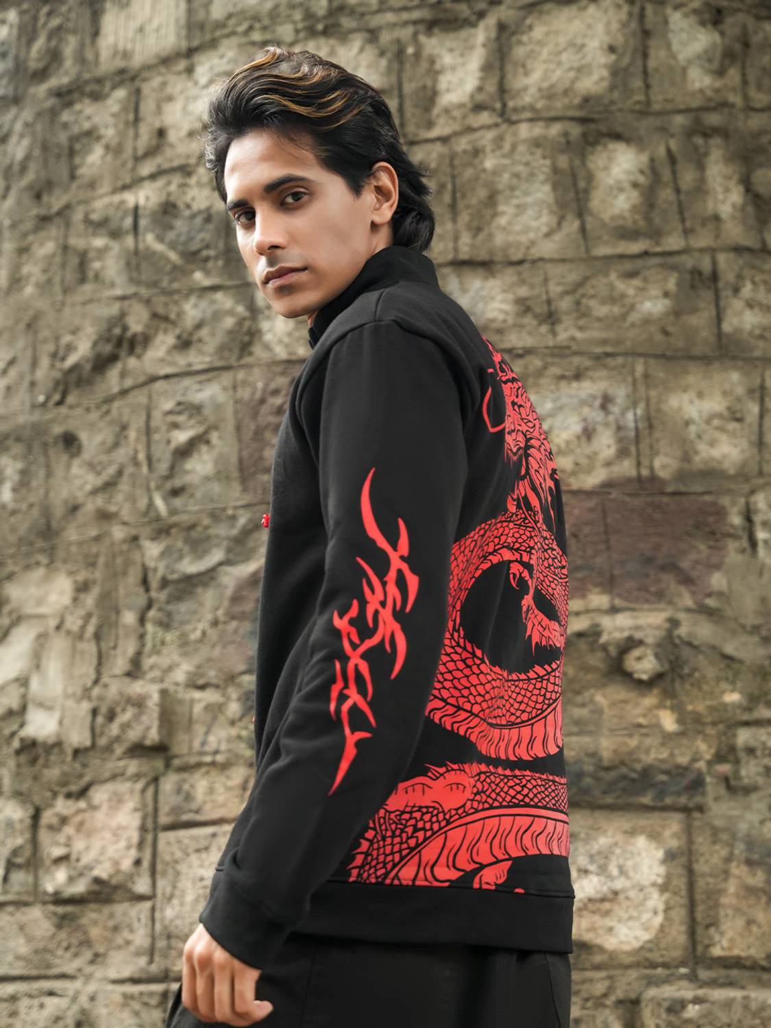 MyDesignation Full Sleeve Graphic Print Men Jacket - Buy