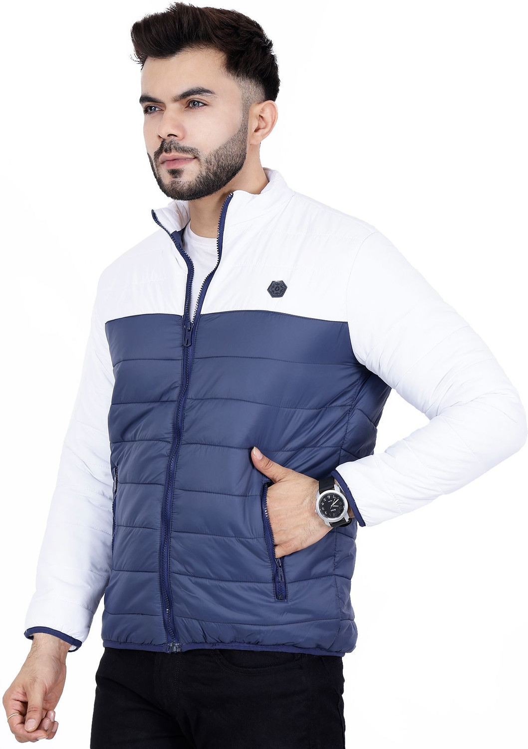 Image of Dollar Full Sleeve Colorblock Men Jacket