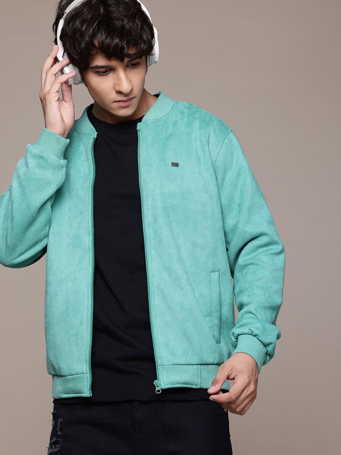 Image of Roadster Full Sleeve Solid Men Jacket
