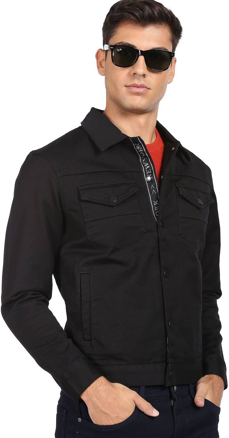 Arrow Newyork Men Solid Casual Jacket
