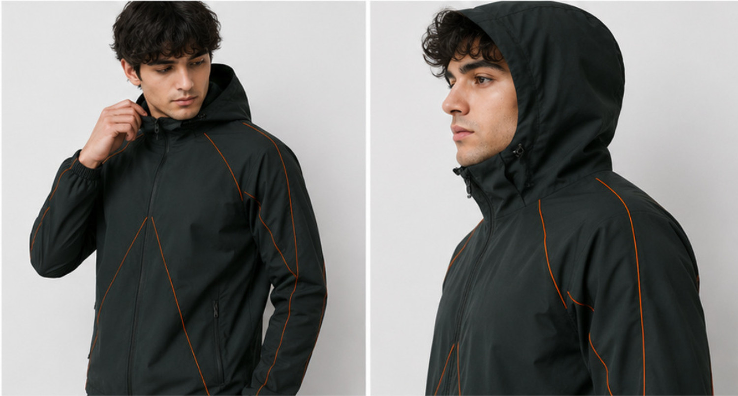 Image of SIPI Full Sleeve Self Design Men Jacket