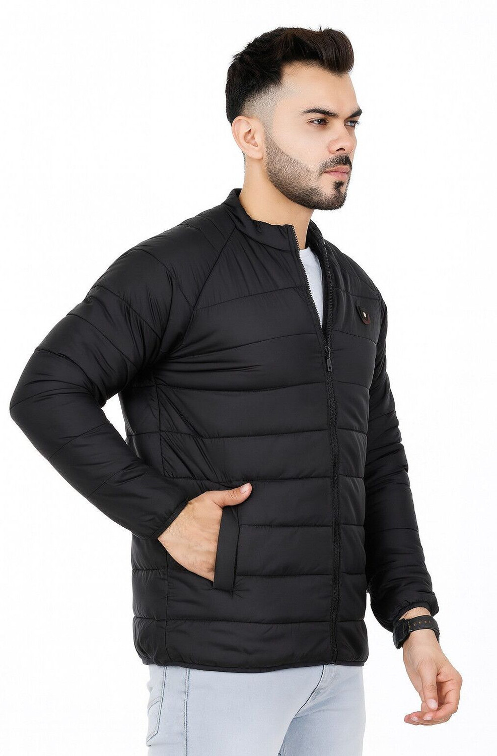 Image of Dollar Full Sleeve Solid Men Jacket