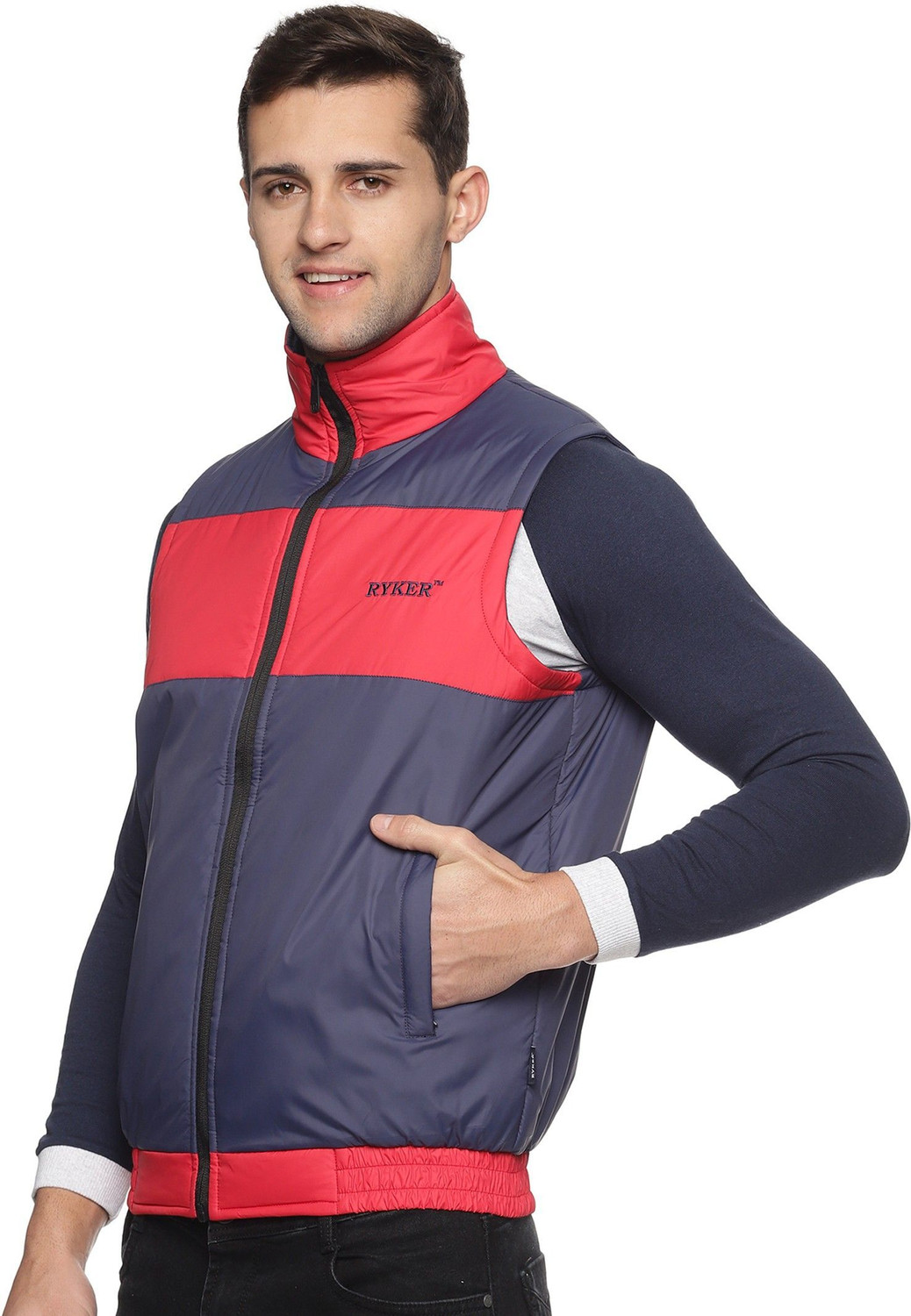 Image of Ryker Sleeveless Colorblock Men Jacket