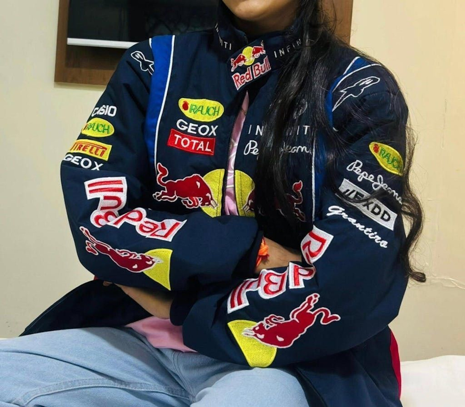 Image of UrbanSkull Full Sleeve Embroidered Men & Women Jacket