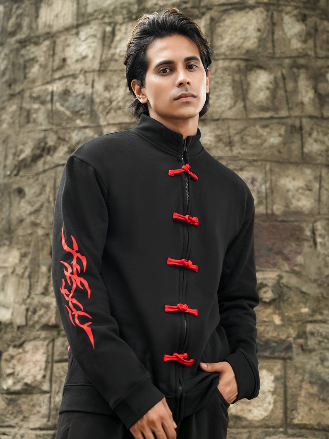 MyDesignation Full Sleeve Graphic Print Men Jacket - Buy