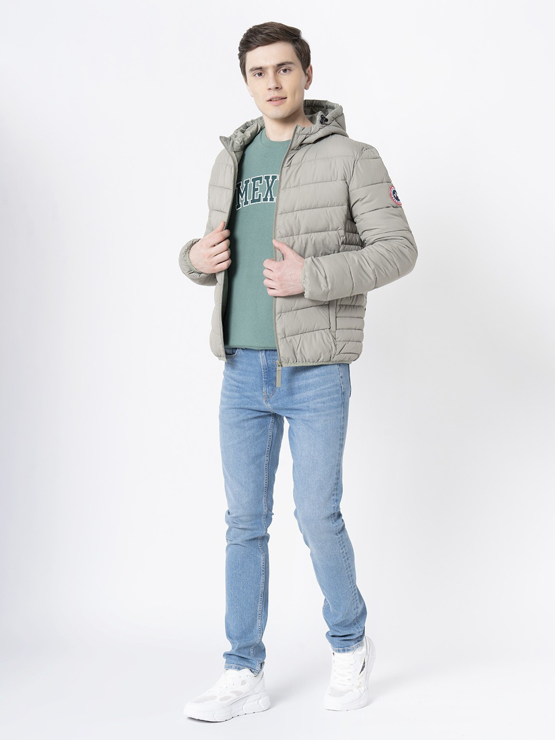 Image of RED TAPE Full Sleeve Solid Men Jacket