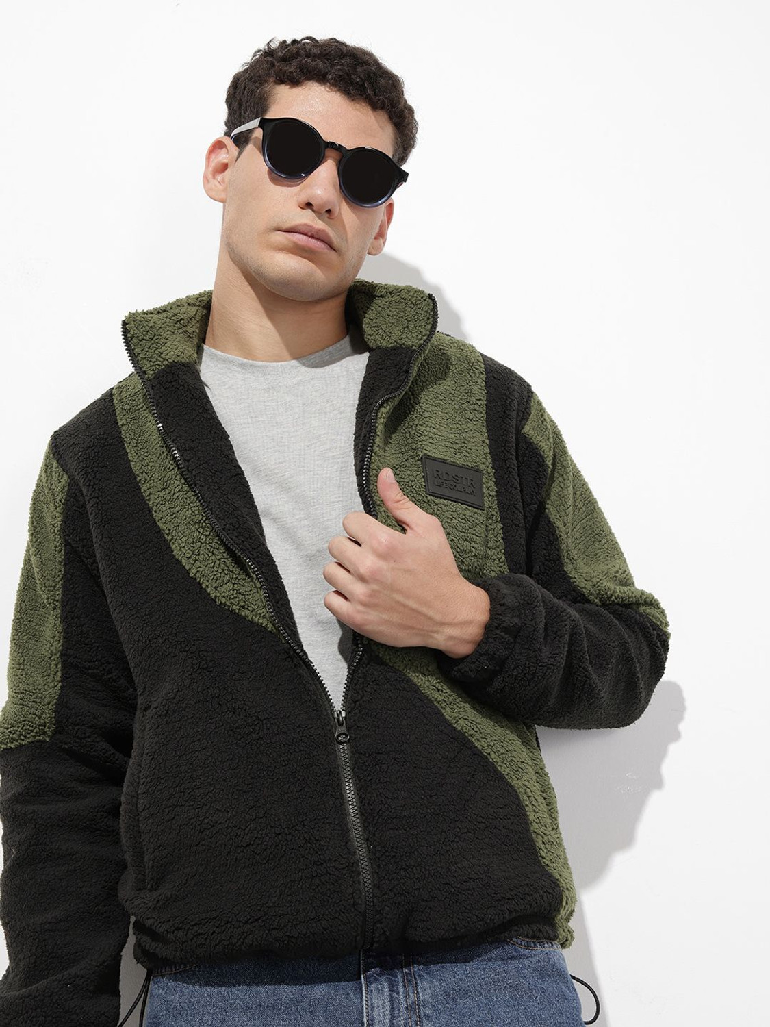 Image of Roadster Full Sleeve Self Design Men Jacket