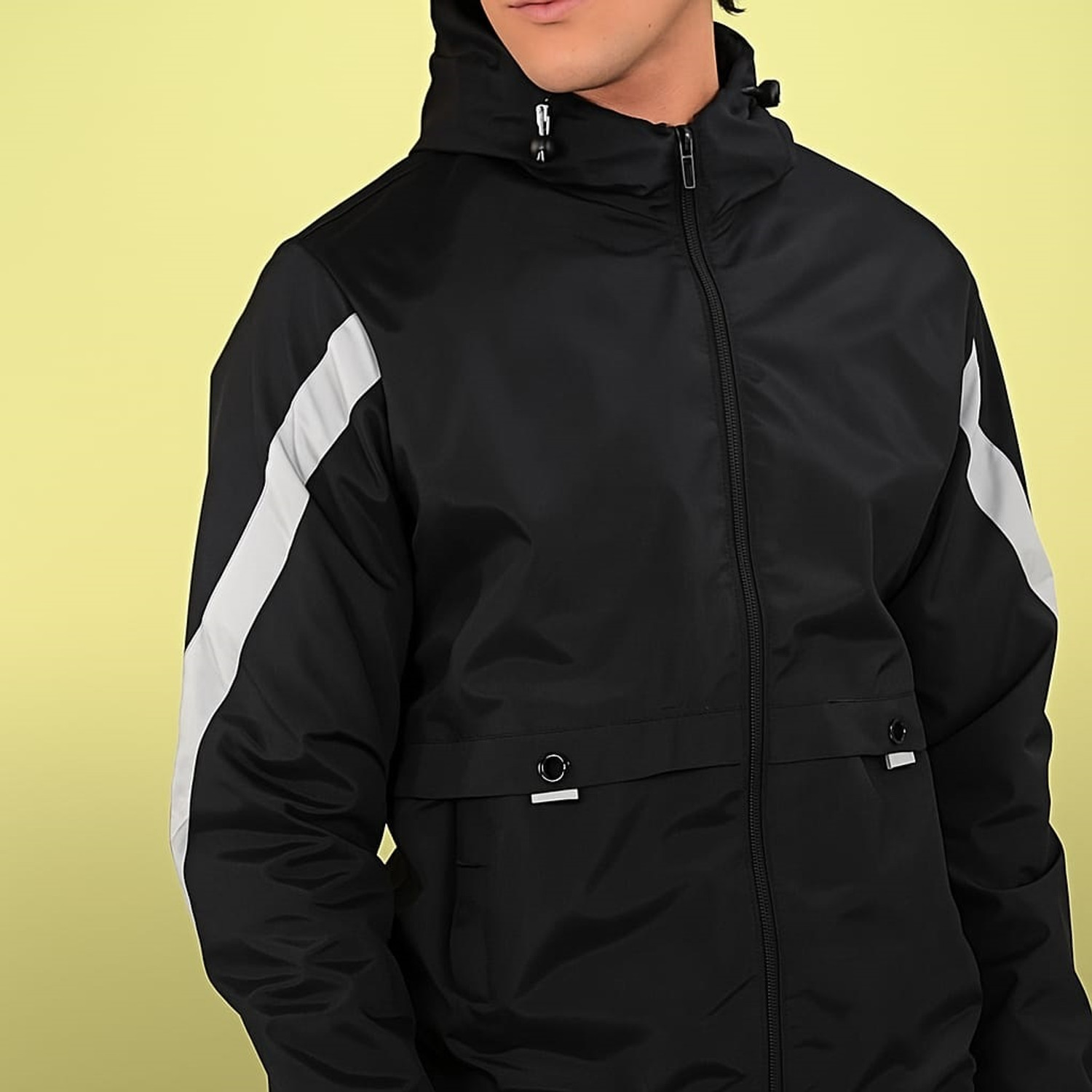 Image of EUER Full Sleeve Solid Men Jacket