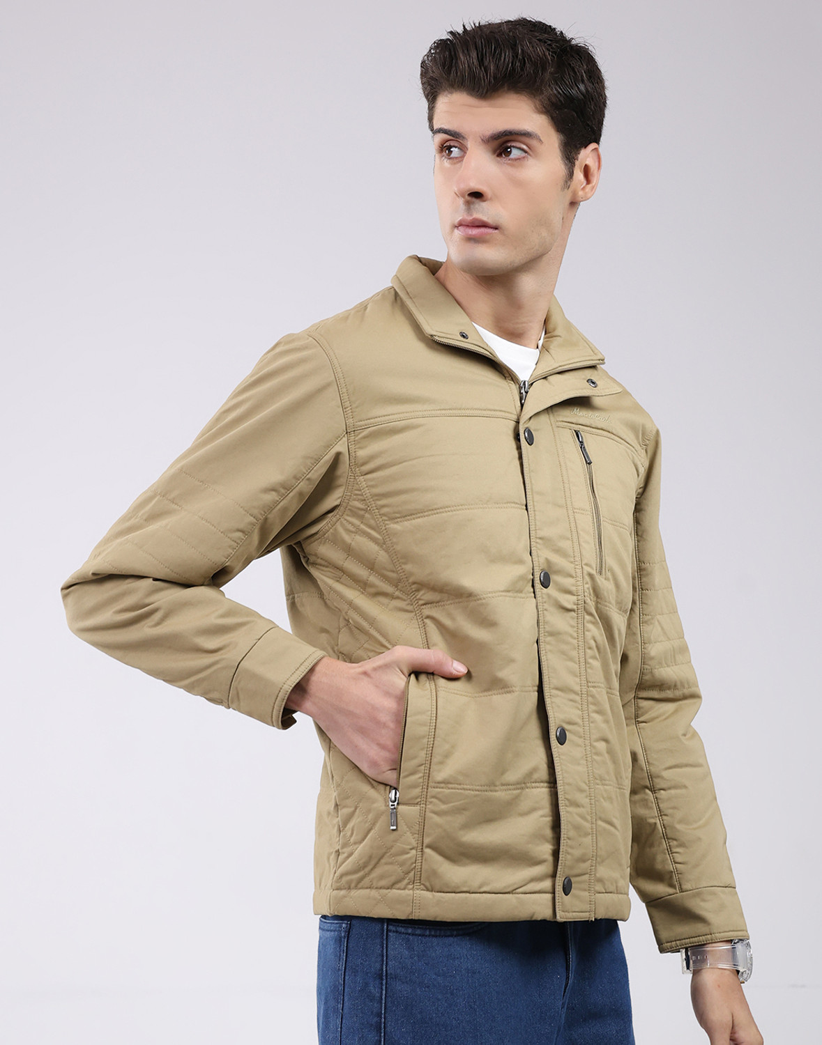 Image of MONTE CARLO Full Sleeve Solid Men Jacket