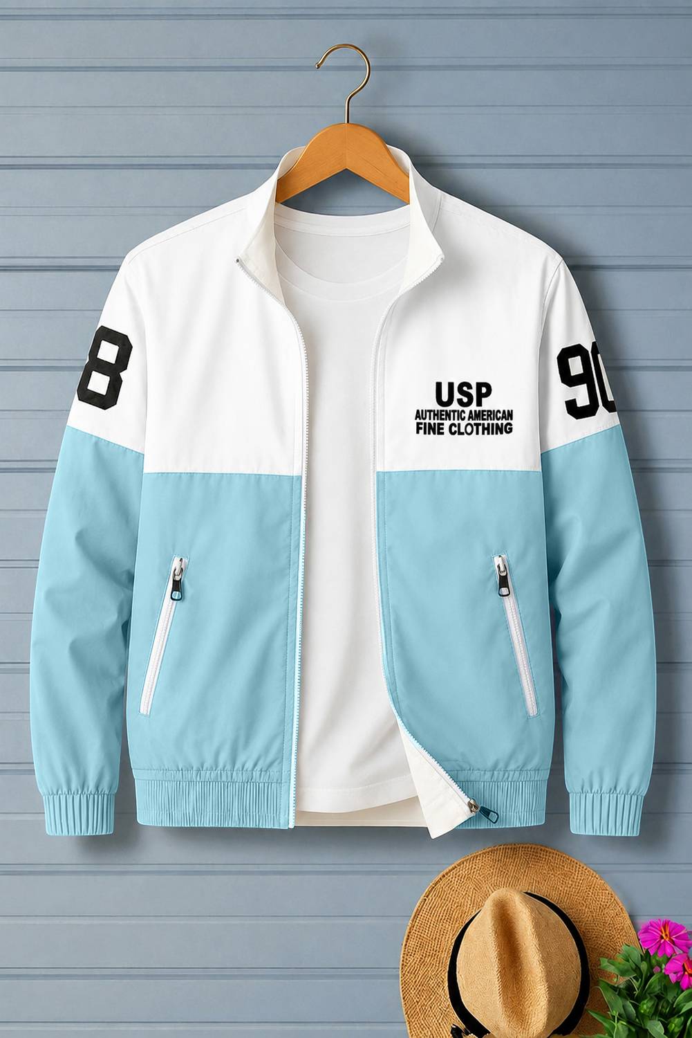 Plus91 Full Sleeve Colorblock Men Jacket - Image 5