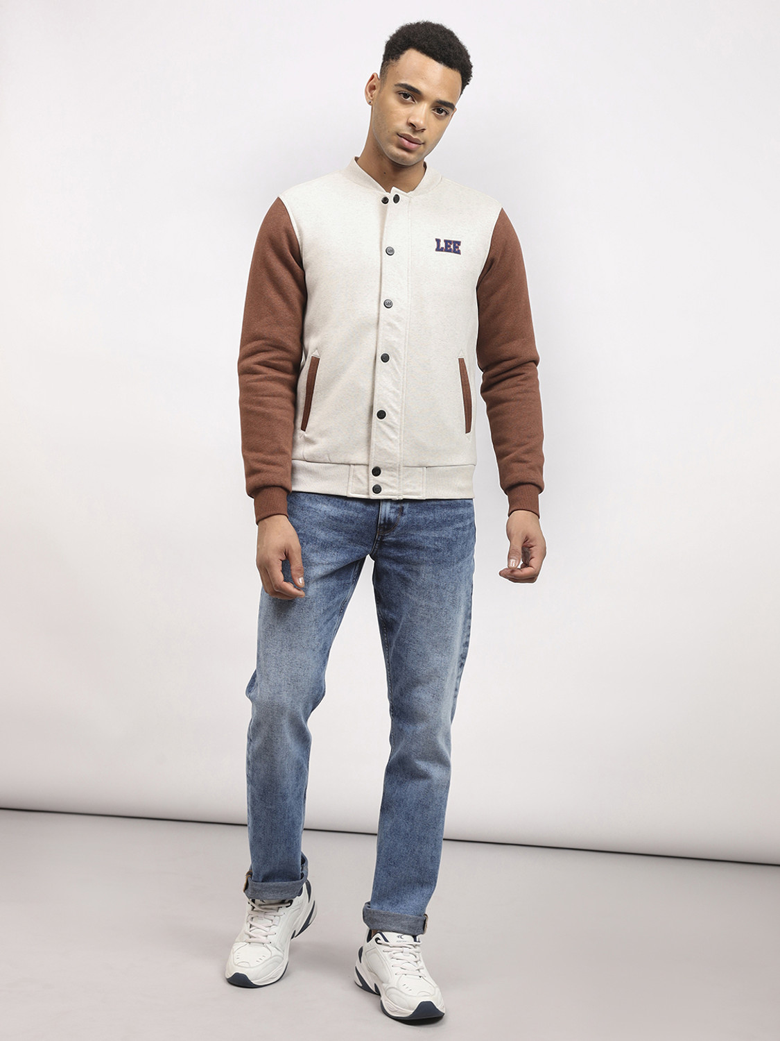 Image of LEE Men Colorblock Bomber Jacket