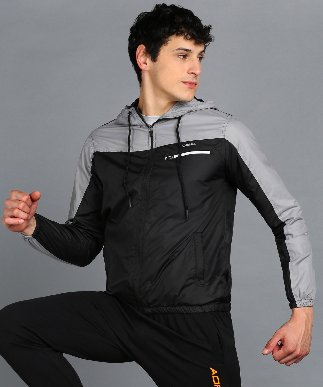 Image of Adrenex Full Sleeve Colorblock Men Jacket