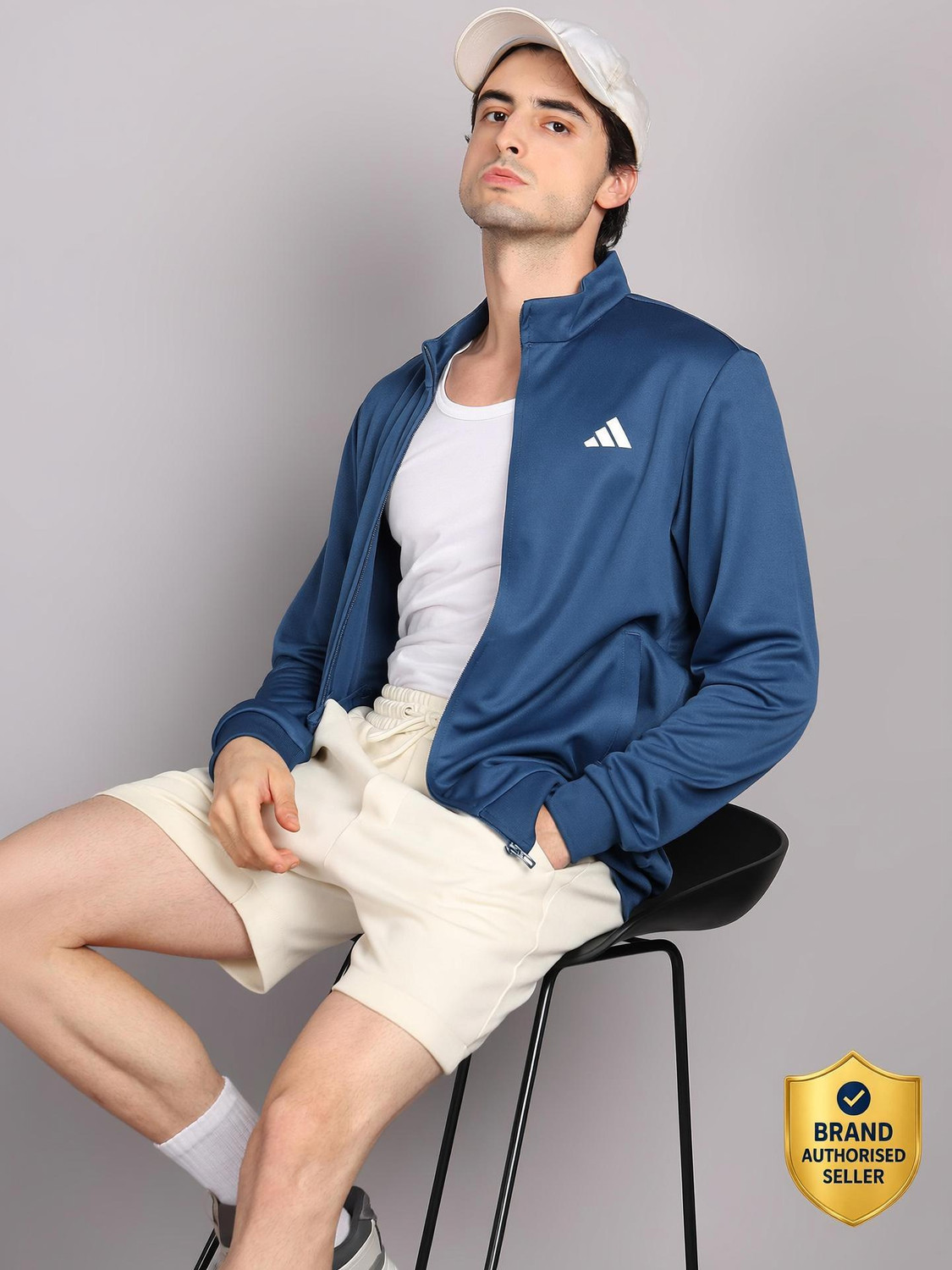 ADIDAS Full Sleeve Solid Men Jacket