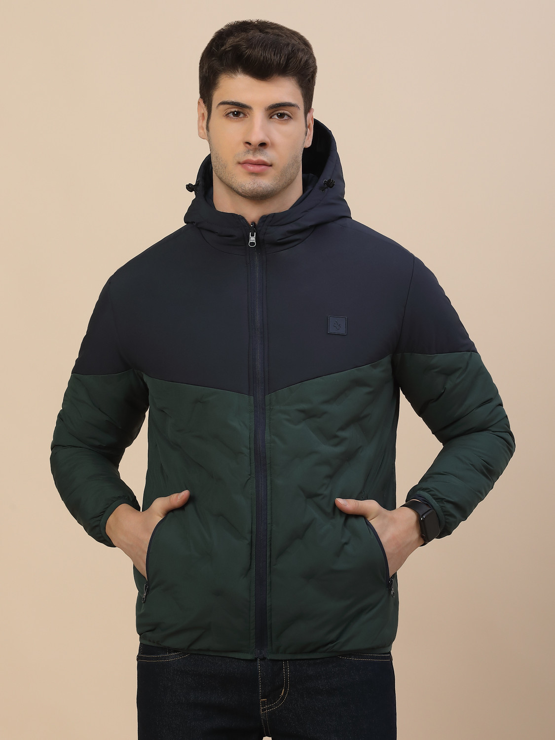 Image of CANTABIL Full Sleeve Colorblock Men Jacket