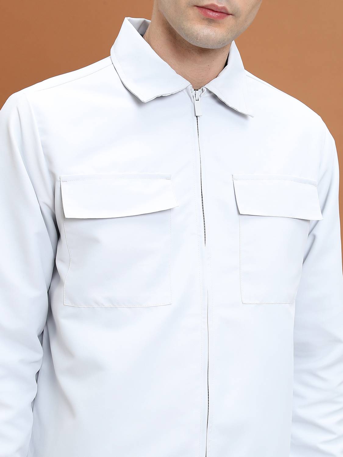 HIGHLANDER Full Sleeve Solid Men Jacket - Image 5