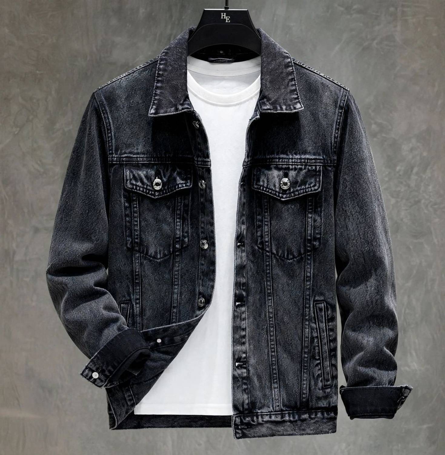 GLOBAL NOMAD Men Blue Denim Jacket - Image 4
