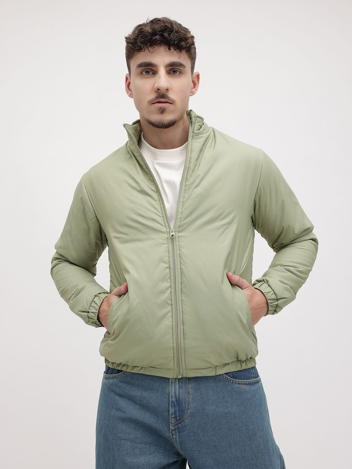 Image of Roadster Full Sleeve Solid Men Jacket