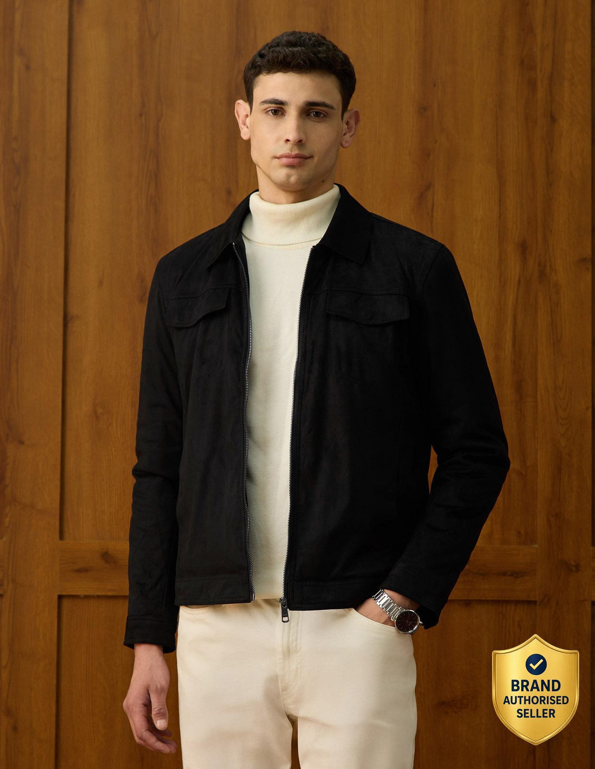 Image of U.S. POLO ASSN. Full Sleeve Solid Men Jacket