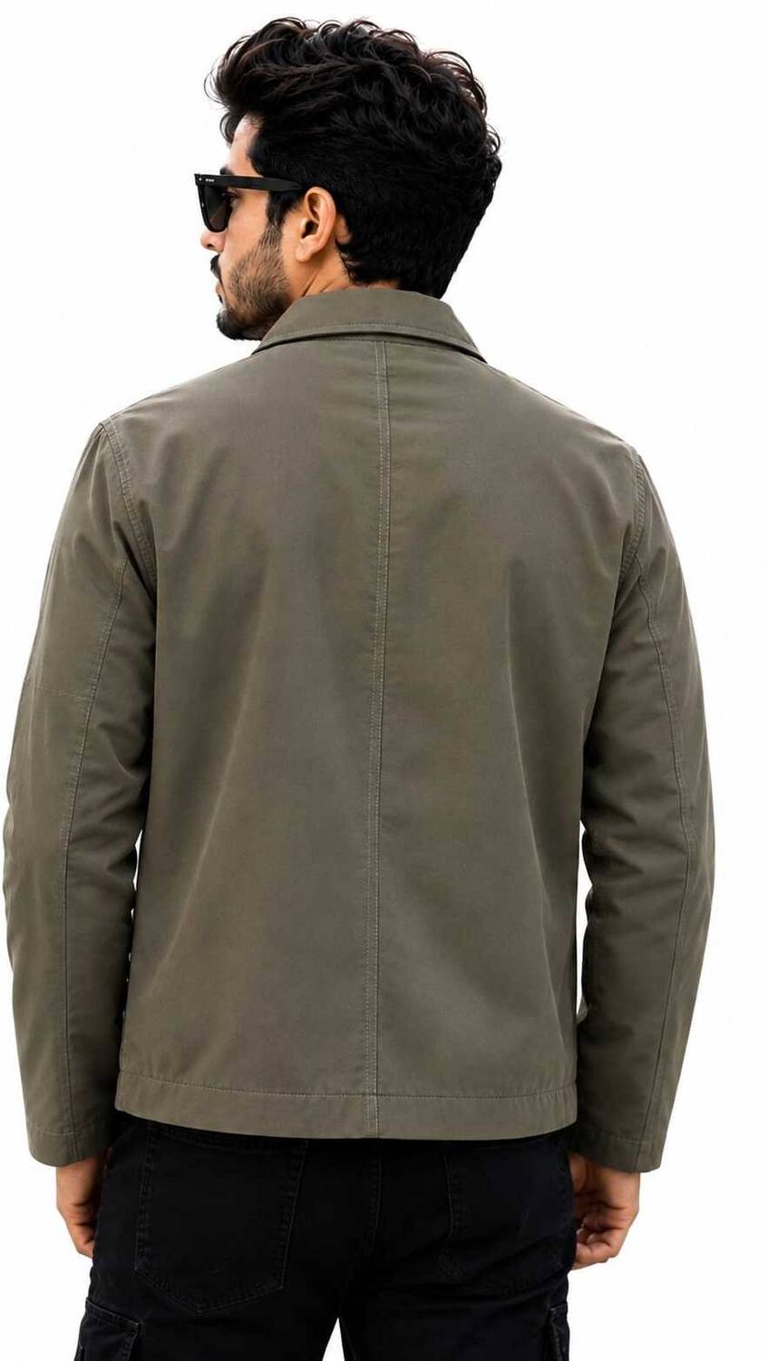 SH HIND Full Sleeve Solid Men Jacket - Image 2