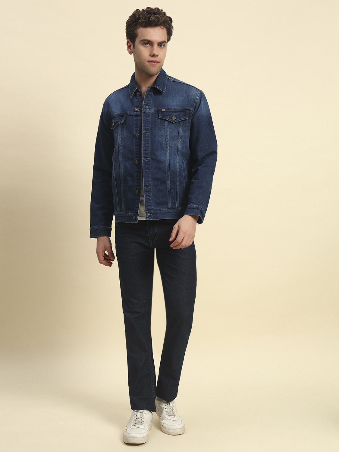 Image of CANTABIL Men Solid Jacket
