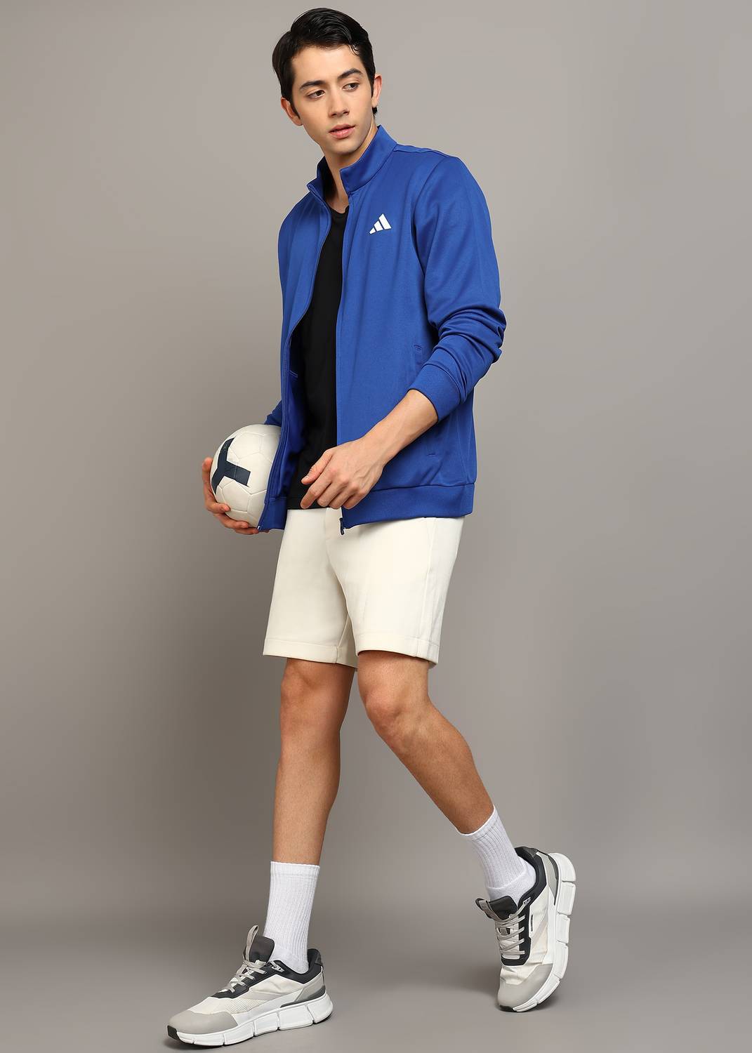 Adidas Men's Solid Full Sleeve Jacket - Image 2