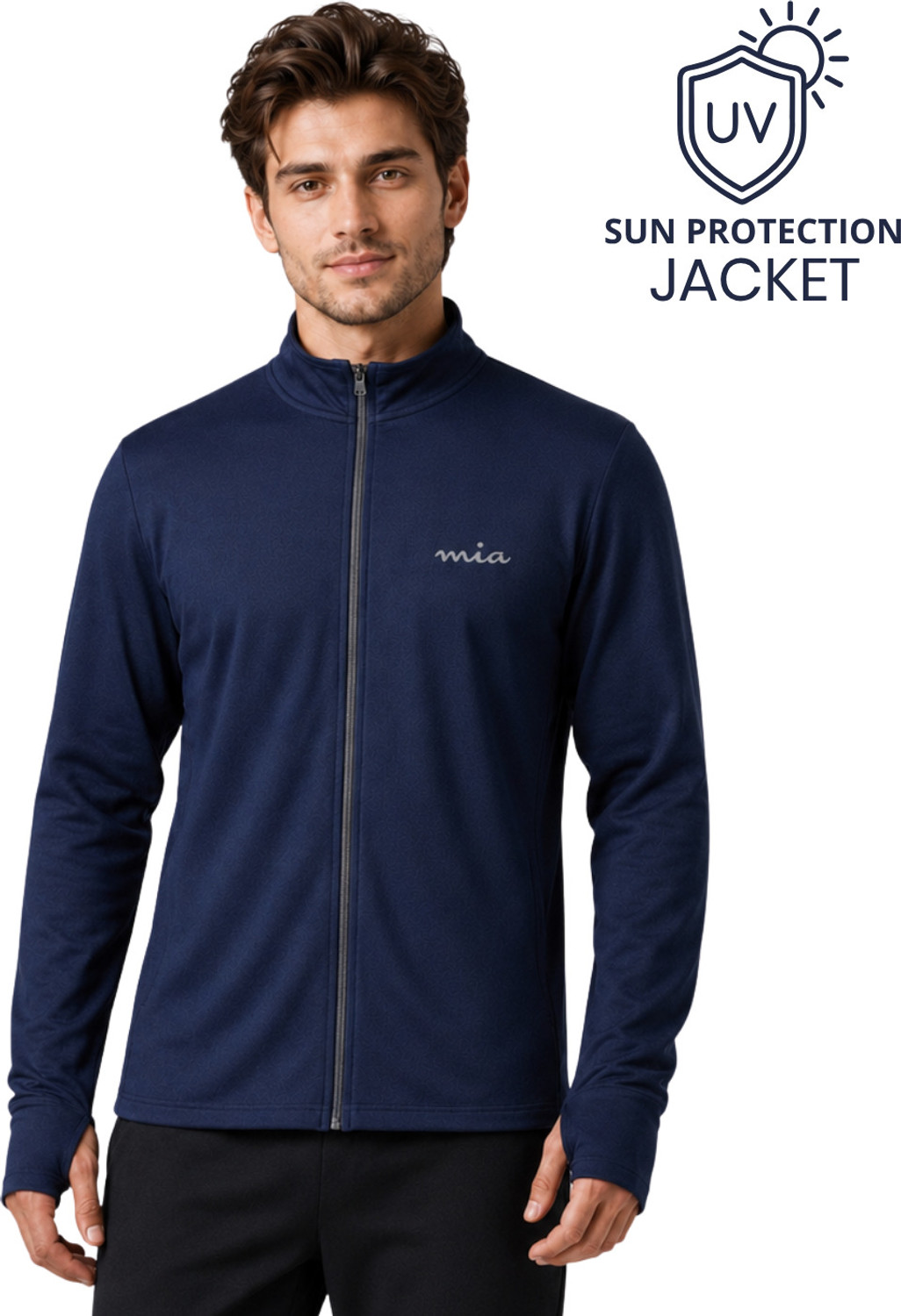 Image of Mia Fashion Men Solid Quilted Jacket