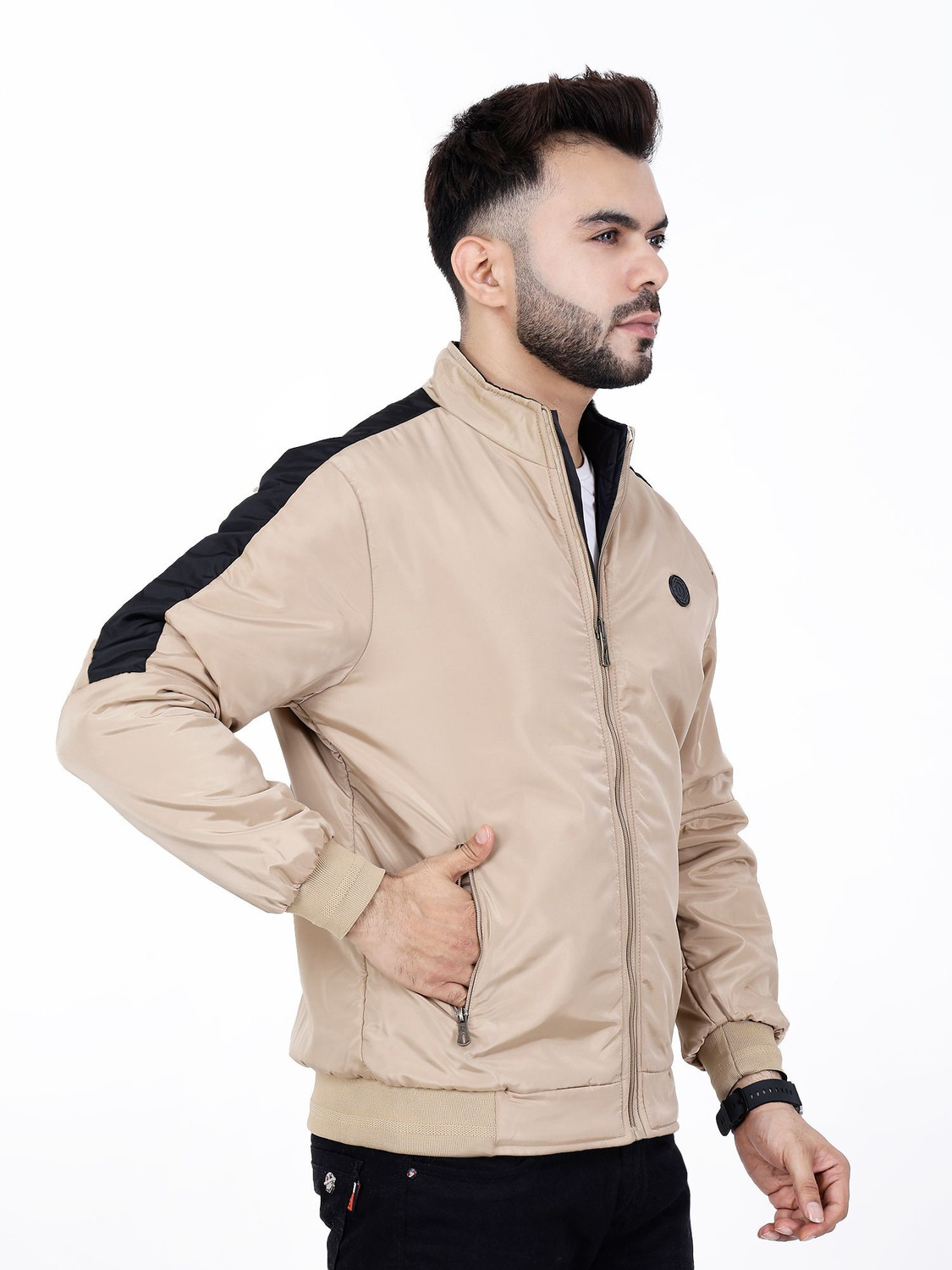 Image of Dollar Full Sleeve Solid Men Jacket