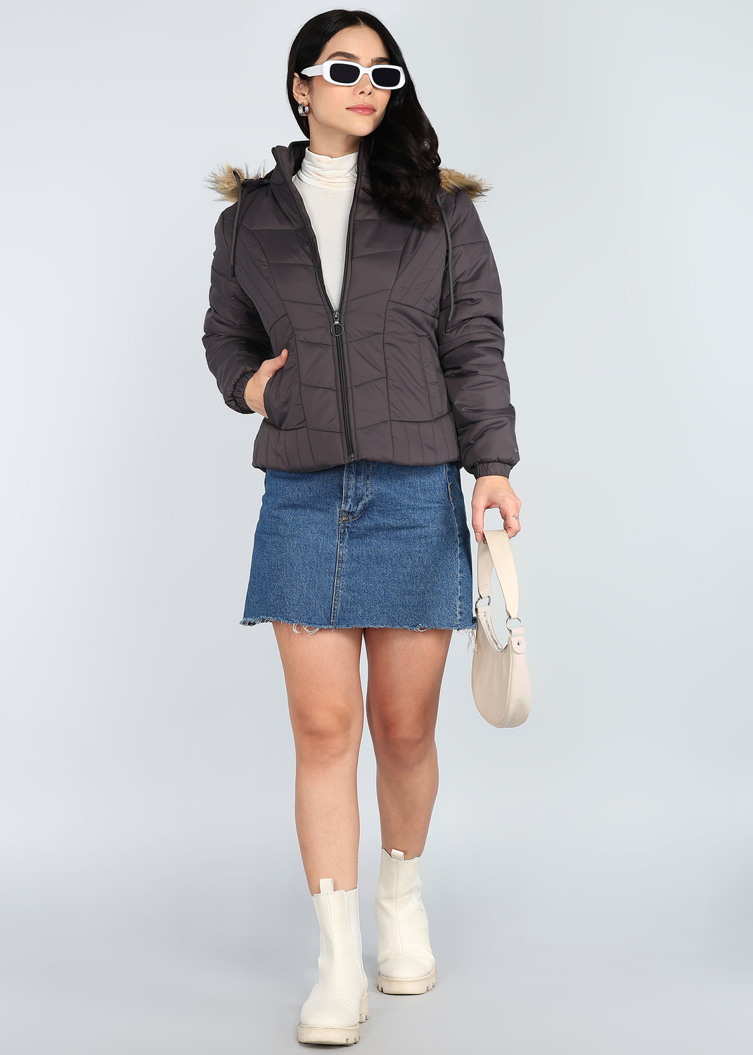 Image of Fort Collins Full Sleeve Solid Women Jacket