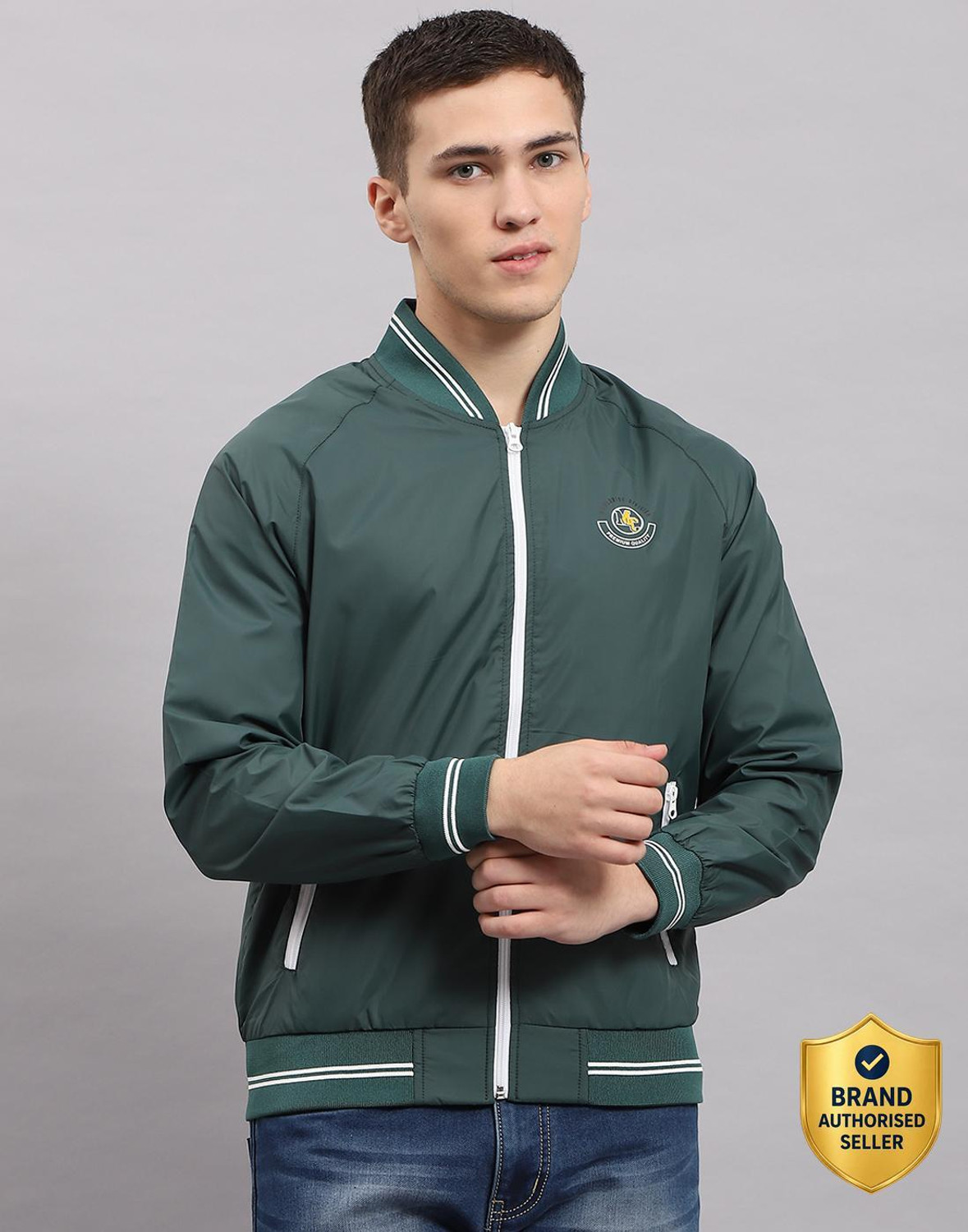 Image of MONTE CARLO Full Sleeve Solid Men Jacket