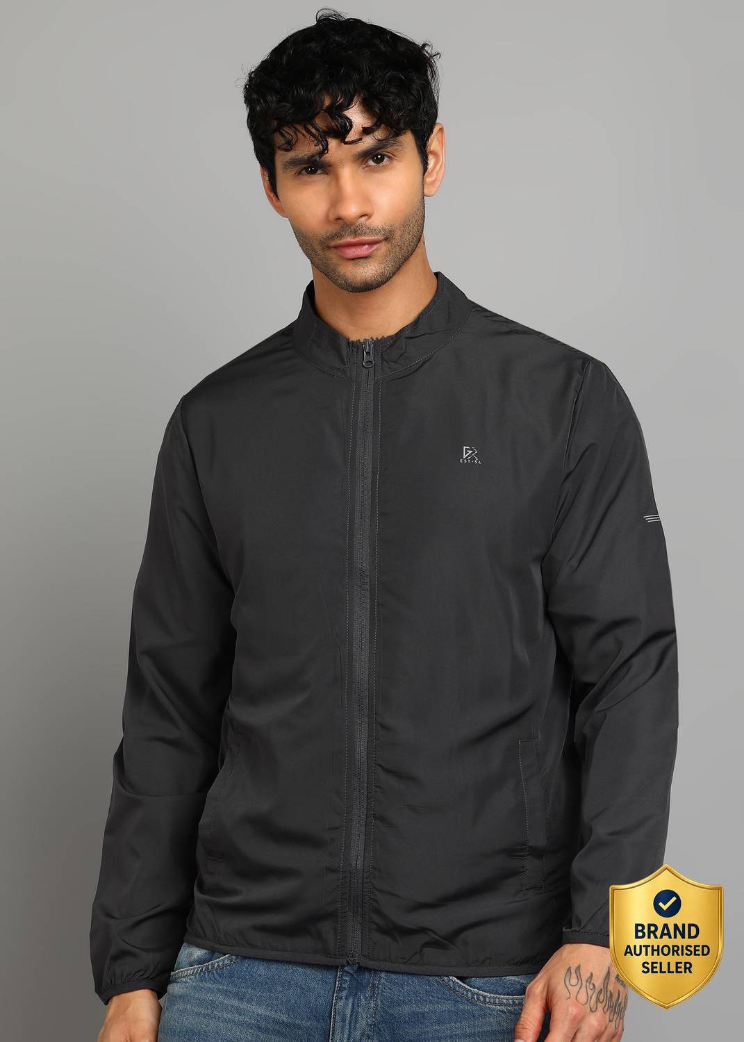Breil By Fort Collins Full Sleeve Solid Men Jacket