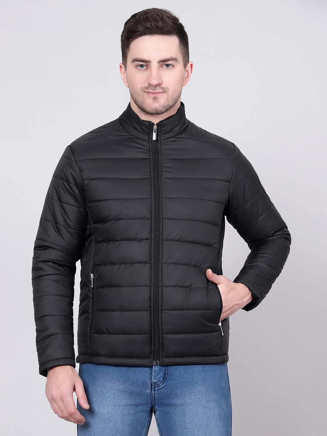 Image of KOTTY Full Sleeve Solid Men Jacket