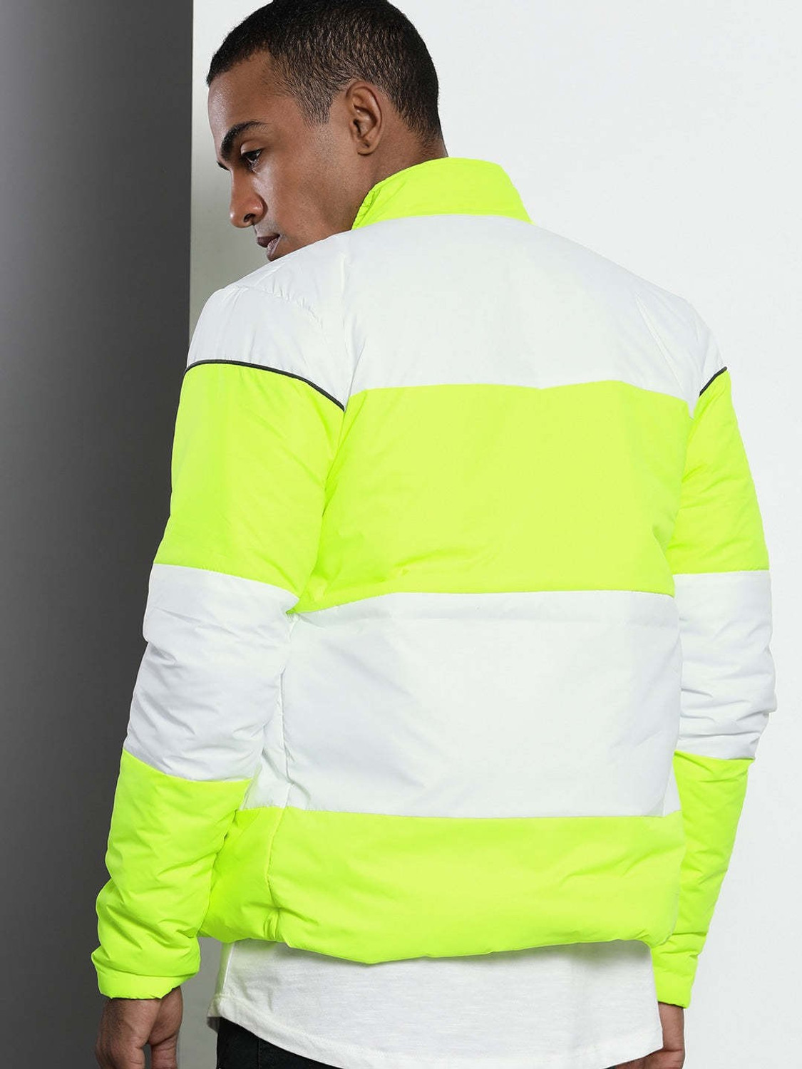 Image of The Indian Garage Co. Full Sleeve Colorblock Men Jacket