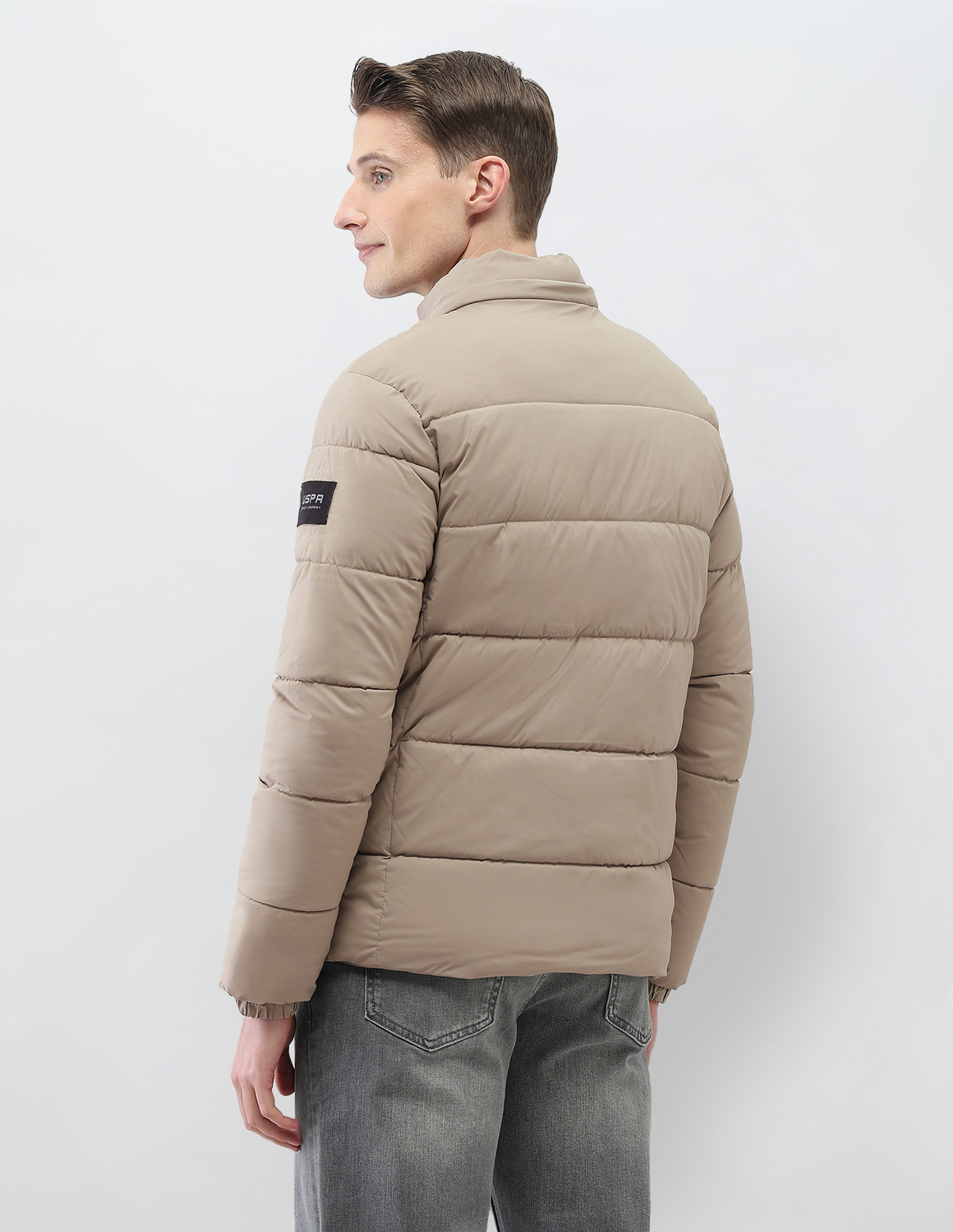 Image of U.S. Polo Assn. Denim Co. Full Sleeve Solid Men Jacket