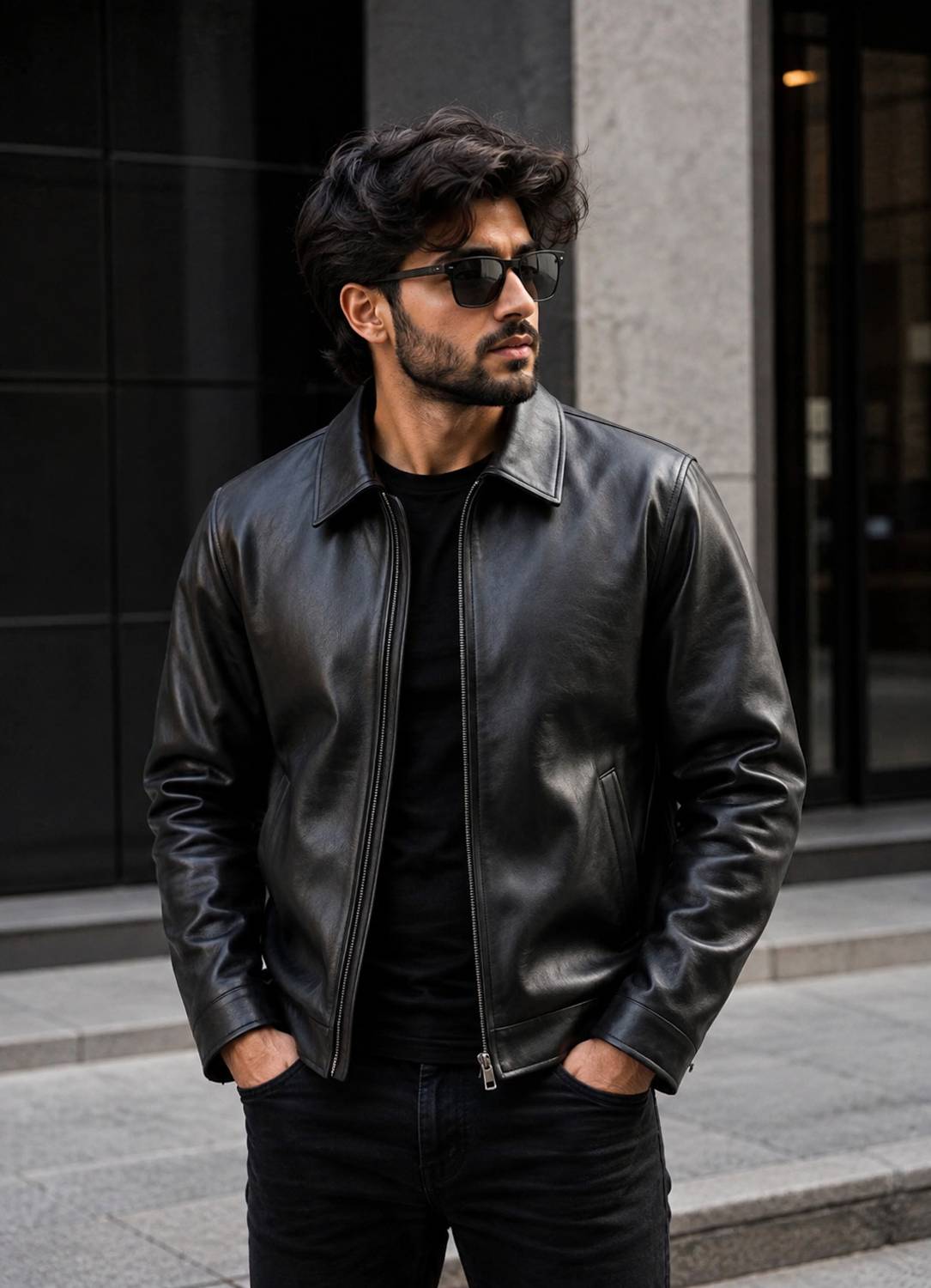 Zaraa Full Sleeve Solid Men Jacket - Image 1
