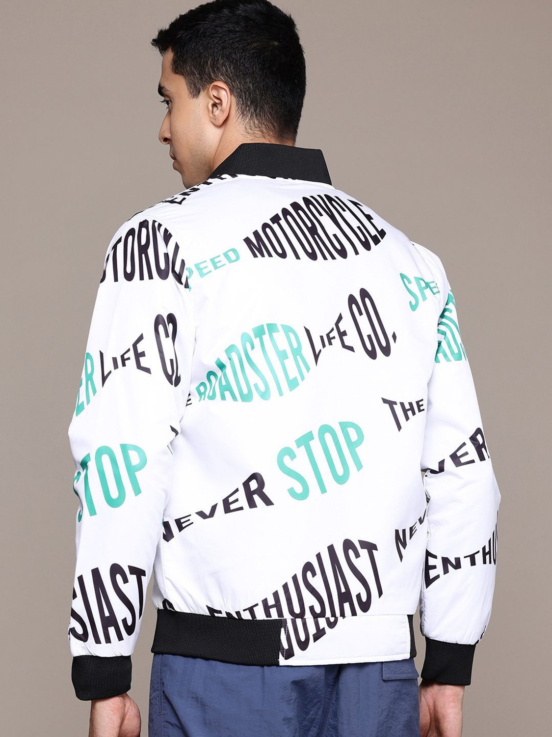 Image of Roadster Full Sleeve Printed Men Jacket